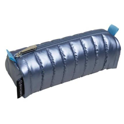 Picture of EXACOMPTA JACKET ROUND PENCIL CASE BLUE